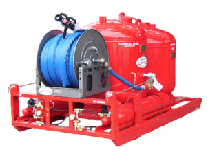 twin agent fire protection industrial system dry chemical afff