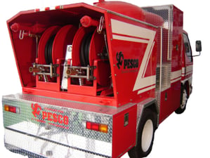 Dry Chem Unit for Industrial Fire Fighting, Apparatus and Rescue Mount