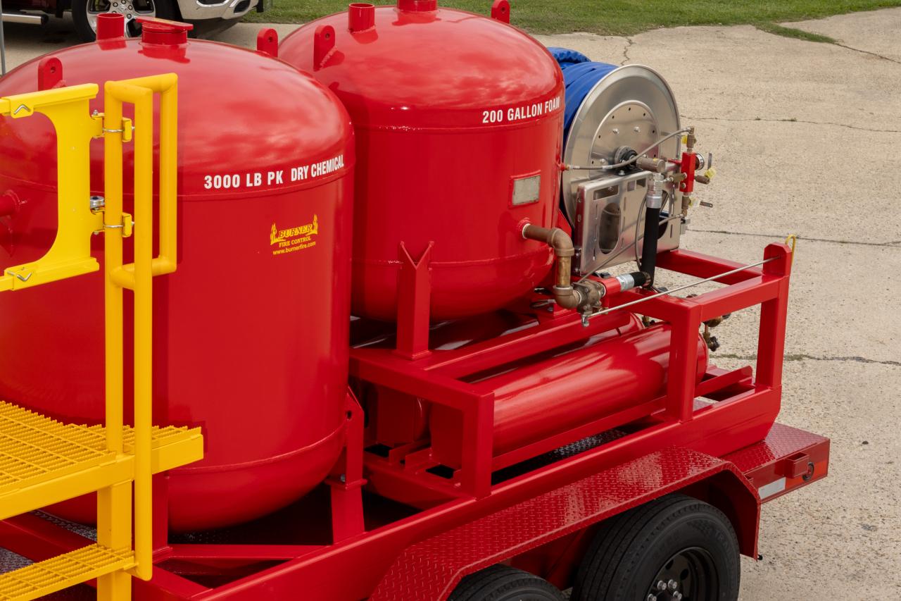 Burner Fire Control Twin Agent Trailer