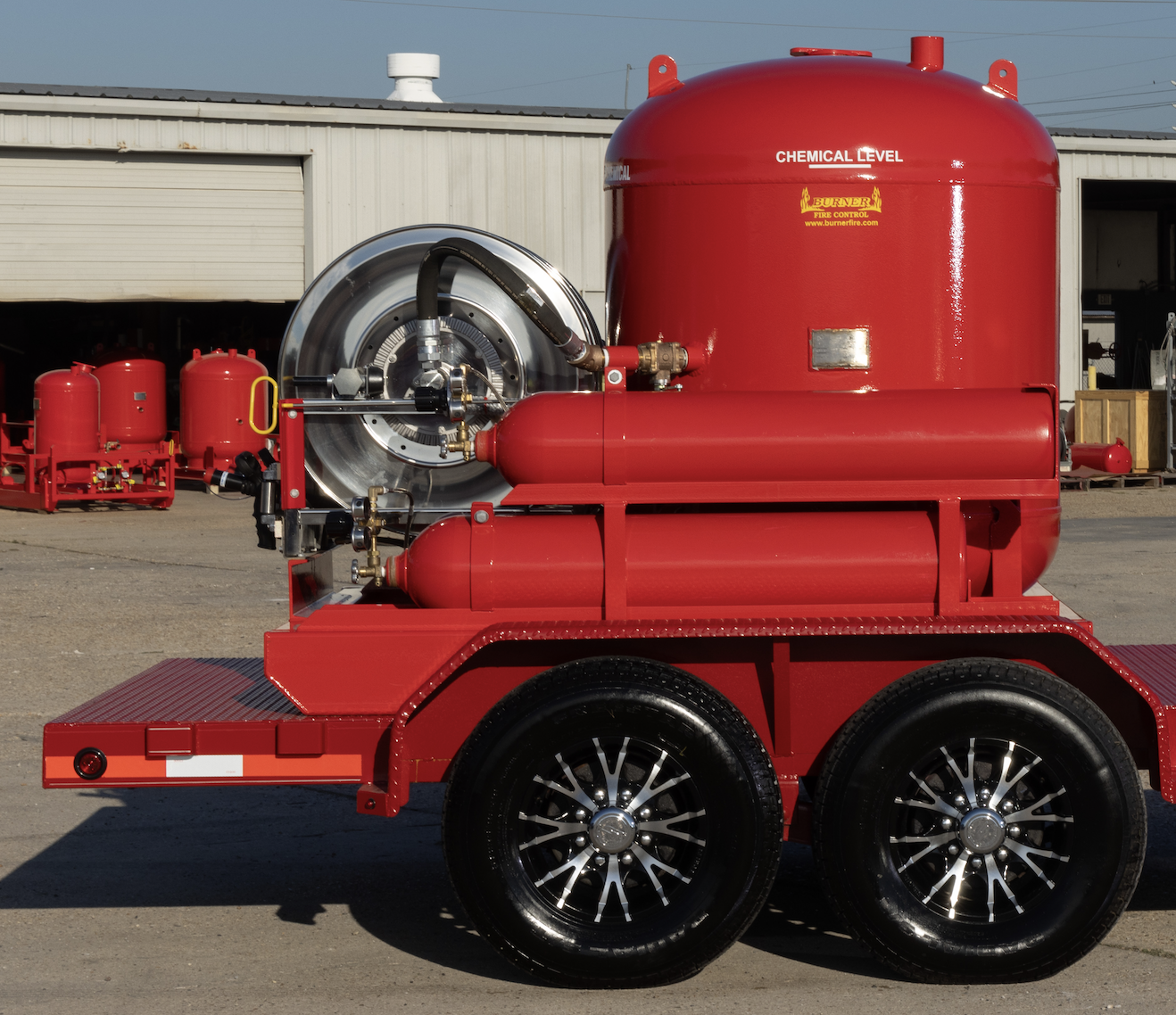 BURNER Dry Chemical Super Fire-Fighting Trailer 2