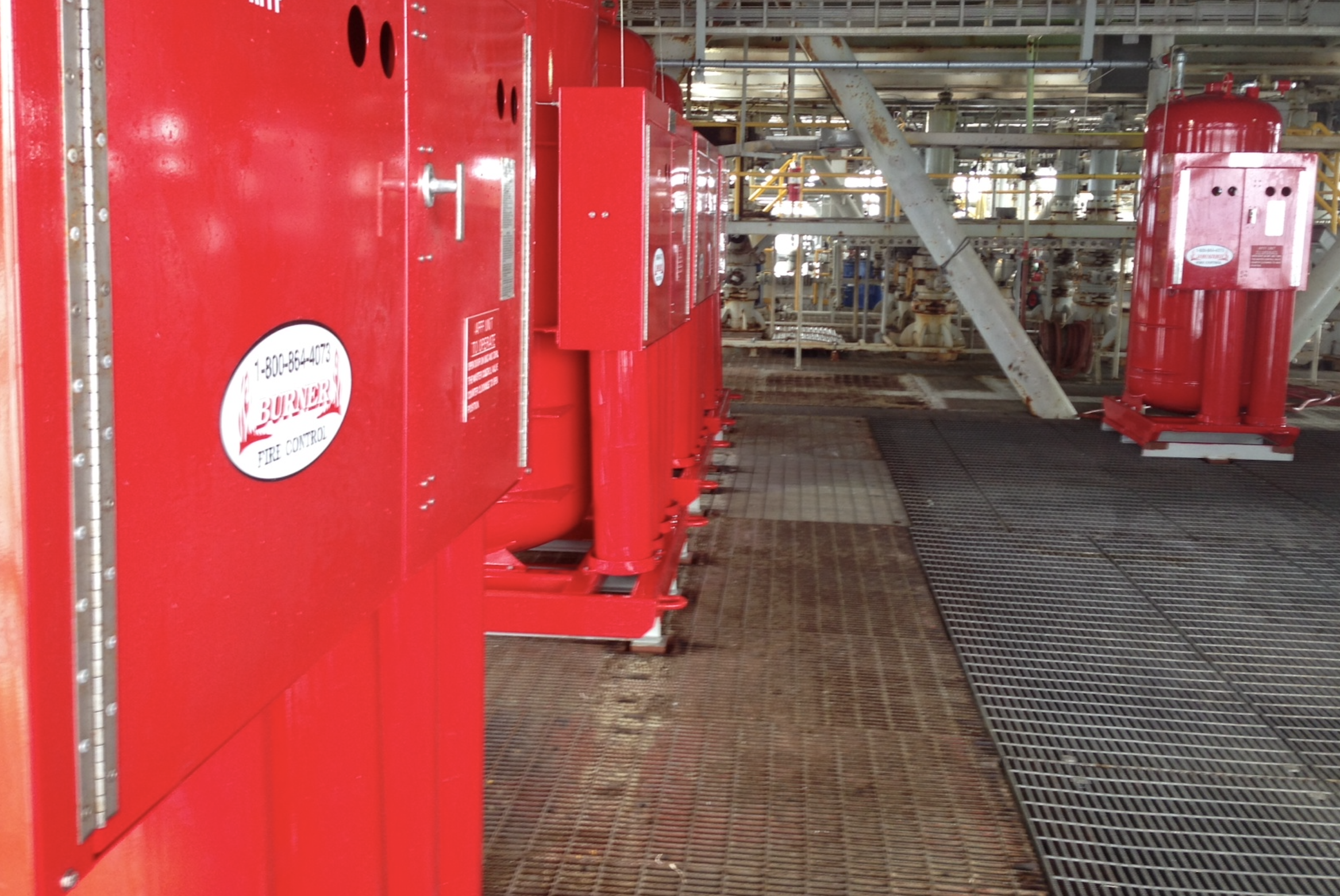 Foam Fire-Fighting Stations for Offshore Oil Rig - Burner Fire Control 2020