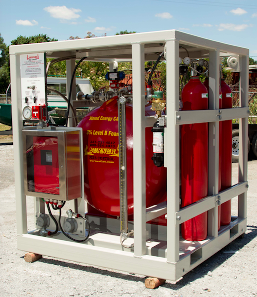 CAFS Heliport Jet Fuel Fire Fighting System