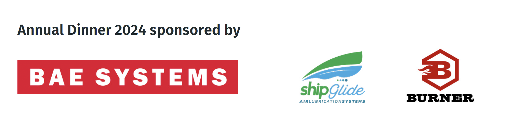RINA DINNER SPONSORS